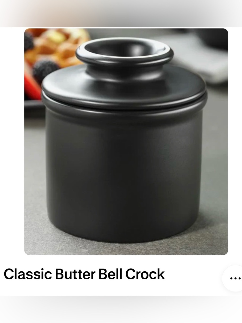 Classic Butter Bell